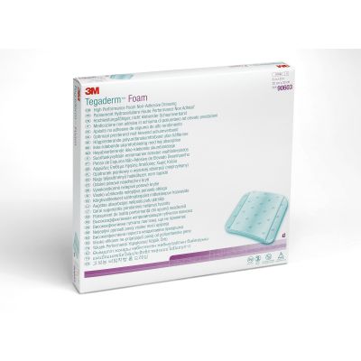 3M™ Tegaderm™ High Performance Nonadhesive w/o Border Foam Dressing, 8 x 8 Inch