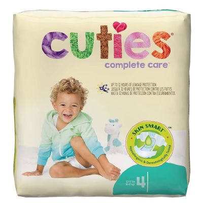 Cuties® Complete Care Diapers for Toddlers, 22 – 37 lbs.