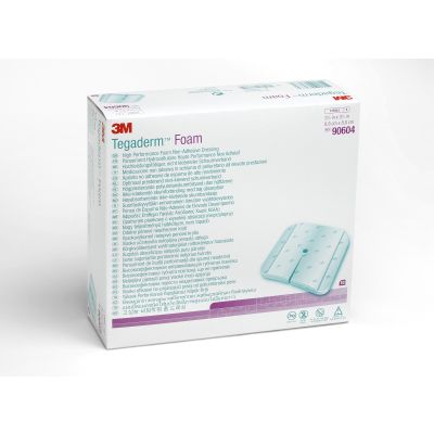 3M™ Tegaderm™ High Performance without Border Foam Dressing, 8.8 x 8.8 cm