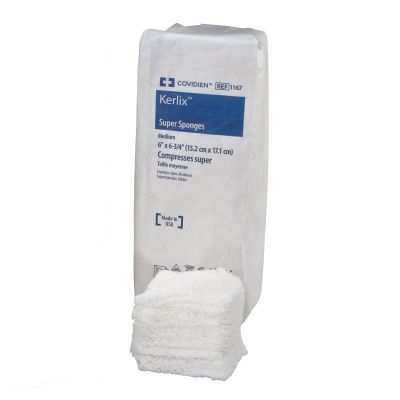 Kerlix™ USP Type VII Fluff Dressing, 6 x 6-3/4 Inch, 6-Ply
