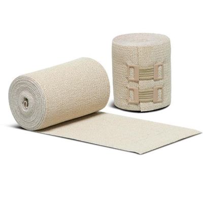 LoPress® Clip Detached Closure Elastic Bandage, 3-1/10 Inch x 5-2/5 Yard