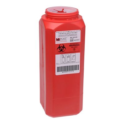 CONTAINER, SHARPS RED 2.0QT (12/CS)