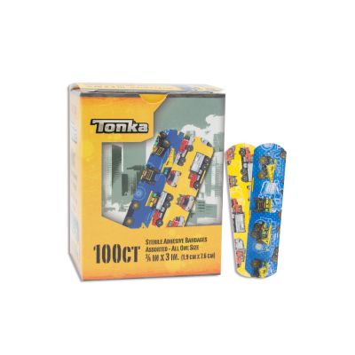 American® White Cross Stat Strip® Tonka Design Adhesive Strip,¾ x 3 Inch