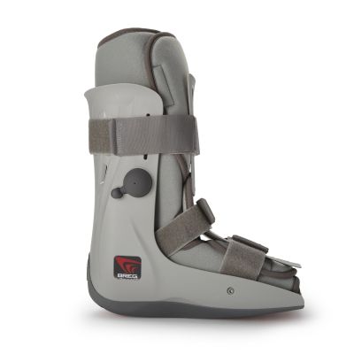 Breg® Genesis Mid-Calf Air Walker Boot, Large, Gray