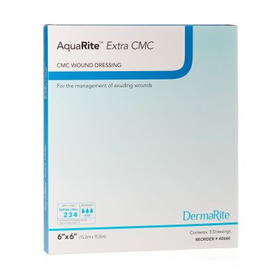 AquaRite™ Extra CMC Gelling Fiber Wound Dressing, 6 x 6 Inch