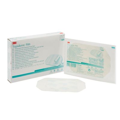 3M™ Tegaderm Transparent Film Dressing, 4 x 4-3/4 Inch
