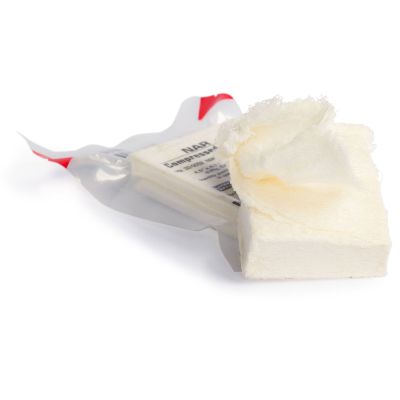 GAUZE, COMPRESSED CTN 6PLY 4.5"X4.1YDS