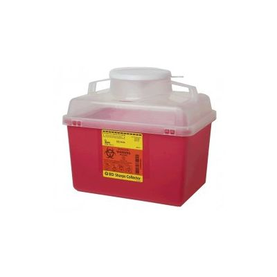 CONTAINER, SHARPS RED 14QT NEST (20/CS)