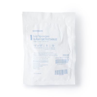 McKesson Laparotomy Sponge, 12 x 12 Inch