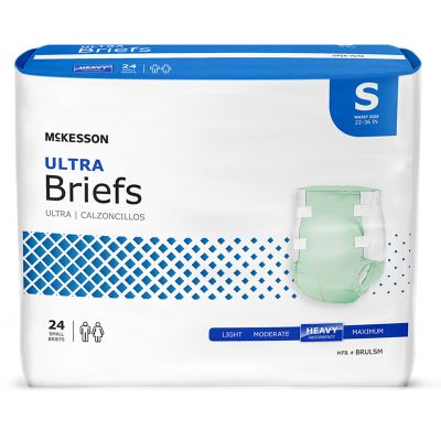 McKesson Ultra Heavy Absorbency Incontinence Brief, Small