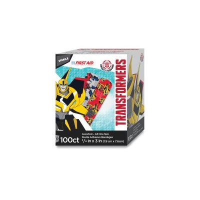 American® White Cross Stat Strip® Transformers Adhesive Strip, ¾ x 3 Inch