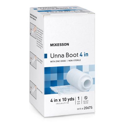 McKesson Zinc Oxide Unna Boot, 4 Inch x 10 Yard