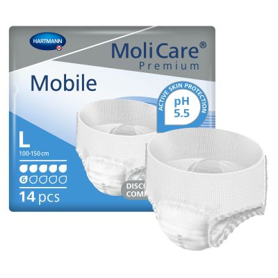 MoliCare® Premium Mobile 6 Drop Absorbency Incontinence Underwear, Large