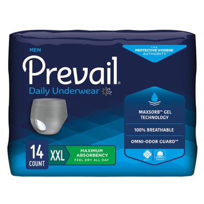 Prevail® Daily Underwear Maximum Absorbent Underwear, Extra Extra Large