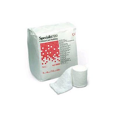 Specialist® 100 White Cotton Undercast Cast Padding, 4 Inch x 4 Yard
