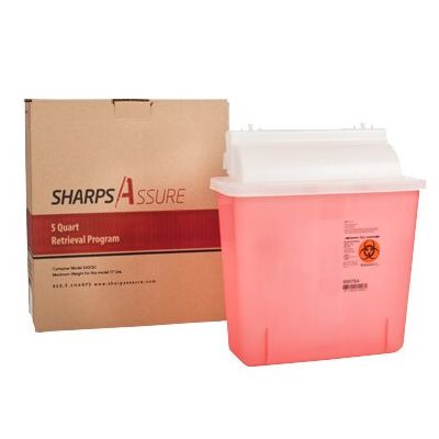 CONTAINER, SHARPS MAILBACK 5QT