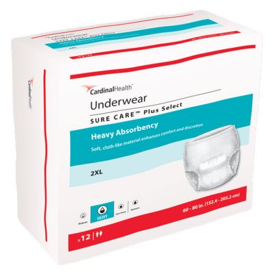 Sure Care™ Plus Heavy Absorbent Underwear, 2X-Large