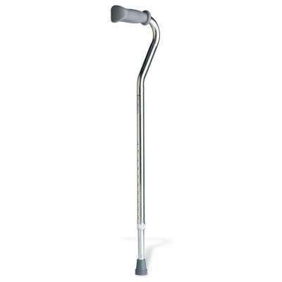 CANE, ALUM OFFST HNDL ADJ 30-39" ADLT BLK