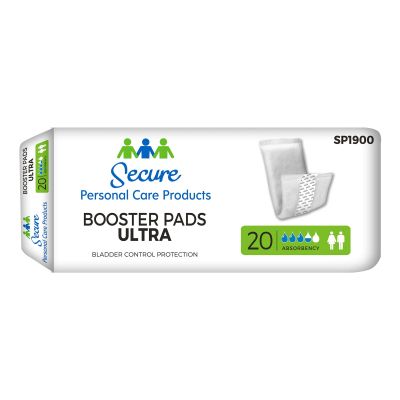 Secure Booster Pad Ultra Moderate Extra Incontinence Booster Pad, 13-Inch Length