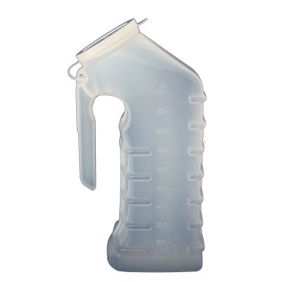 URINAL, MALE W/LID TRANSPARENT(48/CS)
