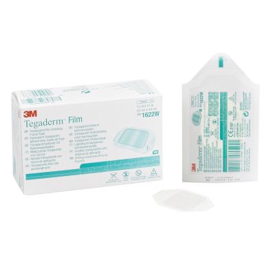 3M™ Tegaderm™ Transparent Sterile Film Dressing, 1-3/4 x 1-3/4 Inch