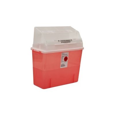 CONTAINER, SHARPS TRANS RED 2GL (12/CS)
