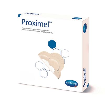 Proximel® Silicone Adhesive Foam Dressing, 4 x 12 Inch