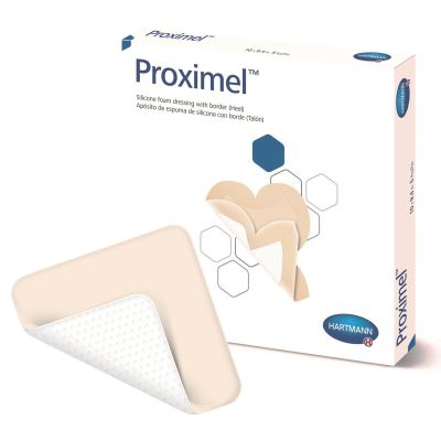 DRESSING, WOUND PROXIMEL SIL FM W/BORDER (5/BX 6BX/CS)
