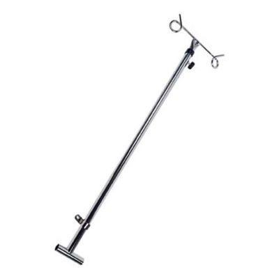 drive™ Telescoping Steel IV Pole for use with Wheelchair, 11 x 41½ Inch