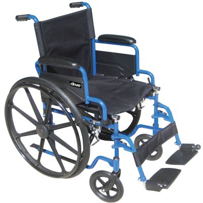 drive™ Blue Streak Wheelchair, 16-Inch Seat Width