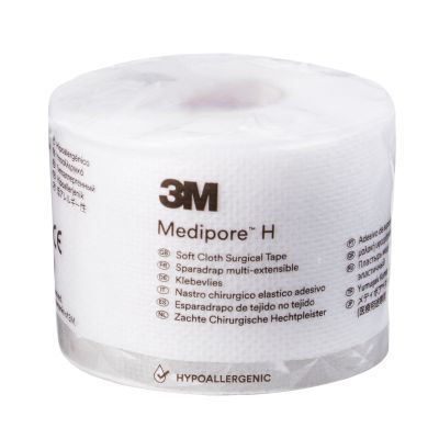 3M™ Medipore™ H Cloth Medical Tape, 2 Inch x 10 Yard, White