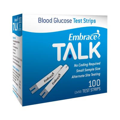 Omnis Health Embrace® Talk Blood Glucose Test Strips