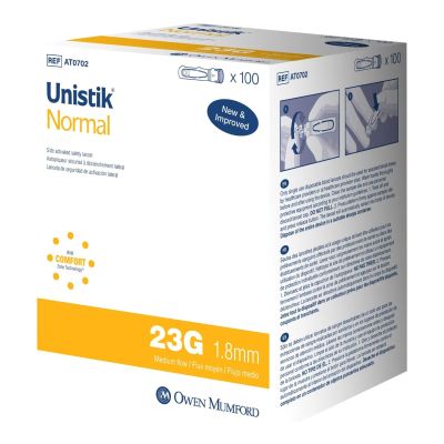Unistik® Normal Flow Lancet, 23 Gauge
