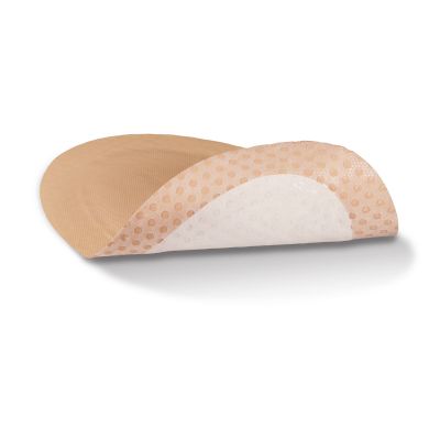 Eclypse® Border Super Absorbent Wound Dressing, 6 x 8 Inch Oval