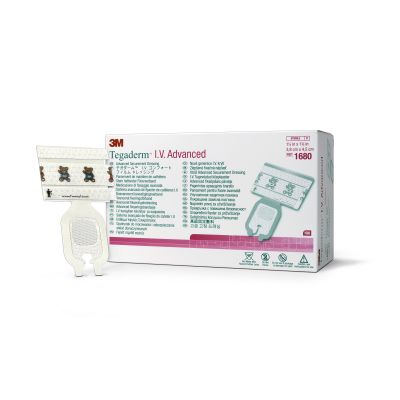DRESSING, IV TEGADERM ADV 1.5"X1.75" (100/BX 4BX/CS)