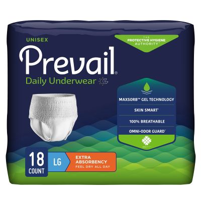Prevail® Daily Underwear Extra Absorbent Underwear, Large