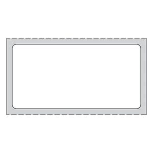 Blank Label Thermal Label White Paper 1 X 2 Inch