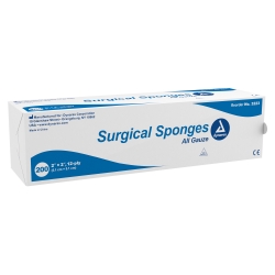 Gauze Sponge Dynarex® 2 X 2 Inch 12-Ply NonSterile 200 per Pack