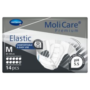 Incontinence Brief MoliCare® Premium Elastic 10D Adult Medium Unisex Disposable Heavy Absorbency
