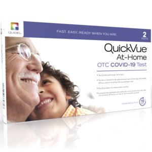 Respiratory Test Kit QuickVue® At-Home OTC COVID-19 Test 2 Tests CLIA Waived