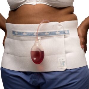 Abdominal Binder Dale® Large Hook and Loop Closure 46 to 62 Inch Waist Circumference 9 Inch Height Adult