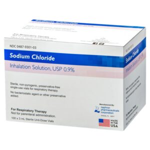 Sodium Chloride, Preservative Free 0.9% Solution 3 mL