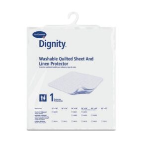 Reusable Underpad Dignity® Washable Sheet Protector 35 X 35 Inch Cotton Moderate Absorbency