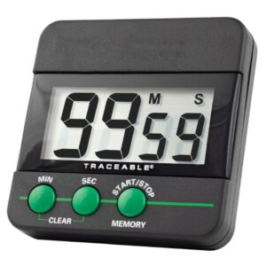 Electronic Alarm Timer Control 3 Holding Traceable® 100 Minutes Digital Display